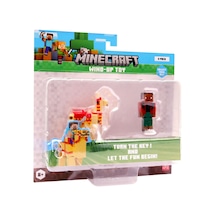 Minecraft 3d Kurma Mekanizmalı Figürler 2'li Paket Model 4 Pmı/mc1014