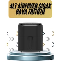 Universal 4l Airfryer Hazneli Hava Fritözü Yağsız Fritöz Taşınabilir Fırın İşlevi Gören Pratik