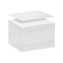 Küp Notluk Yedeği 500 Lü 1 Paket Masaüstü Beyaz Küp Blok Not Kağıdı Yedek 9.5x9.5cm Küp Not Boş Kağıt Büro