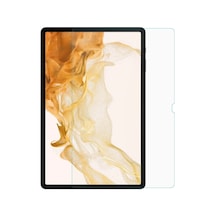Samsung Galaxy Tab S8 X700 Tempered Glass Cam Ekran Koruyucu Galaxy Tab S8 X700 İle Uyumlu Ekran Koruyucu - Şeffaf