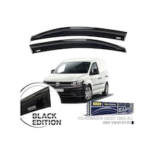 Niken Vw Caddy Cam Rüzgarlığı Siyah Kromlu Black Edition Niken 2003 / 2020