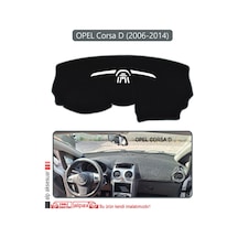 Opel Corsa D 2006-2014 Torpido Koruma Halısı Gri Kenar
