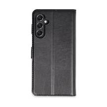 Samsung Uyumlu  Galaxy M34 5g Kılıf Trend S Plus Kapaklı Kılıf - Siyah 0.2M-Çok Renkli