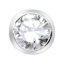 Gümüş Tektaş Erkek Küpesi Sle0046 Altınsepeti