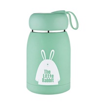 320ml Çift Katlı Paslanmaz Çelik Termos, Sızdırmaz Taşınabilir Yeşil Su Şişesi Yeşil Yeşil