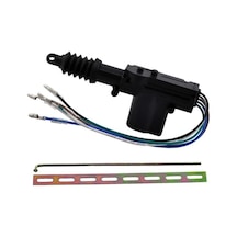 5 Kablolu Merkezi Kilit Motoru 12V Universal Araç Kapı Otomatik Kilidi Sistemi Ana Komuta Modülü Montaj Aparatlı