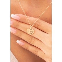 Altın Lotus Kolye KOGA0113