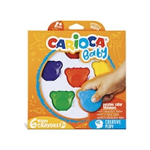 Carioca Teddy Bebek Crayons Boya 6lı 1yaş
