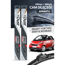 Smart Fortwo Cabrio 2007-sonrası Uyumlu Silecek Takımı 530mm/580mm S7