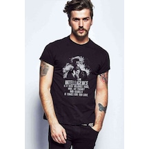 Peaky Blinders Alfie Baskılı Siyah Erkek Tshirt