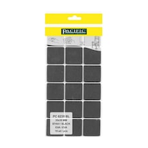 Cateksss Pacific Kare Yapışkanlı Sandalye Koltuk Mobilya Ayak Keçesi Felt 35x35 Mm Siyah - 60 Lı Paket