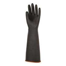 Asit Eldiveni Siyah Uzun Konç 45-60 Cm Boy Seçenekleriyle