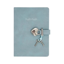 Hush Hush Kilitli Defter 80 Gr 160 Yp.çiz. A.mavi Çok Renkli