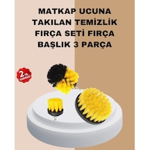 3 Lü Matkap Ucu Fırça Takımı Zorlu Kirler İçin
