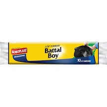 Koroplast Profesyonel Battal Boy Çöp Torbası 75 x 90 CM 5 Adet 10'lu