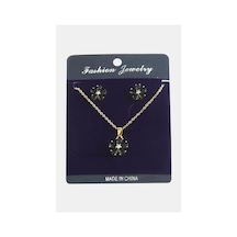 Papatya Zirkon Taşlı Set Kolye 11 76126406