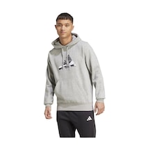 Adidas Erkek Kapüşonlu Sweatshirt M Camo 3b Hd Jm6377 Gri