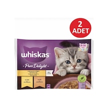 Whiskas Junior Pure Delight Yavru Yumuşacık Kümes Hayvanları 4x85 Gr 2 Adet