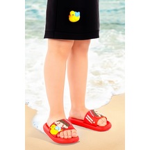 Kiko Kids Eva Plaj Havuz Okul Kreş Kız Çocuk Terlik Twg 015 Kırmızı
