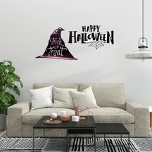 Büro Ev Ofis Dekoru İçin Happy Halloween Temalı Duvar Stickerı Diğer