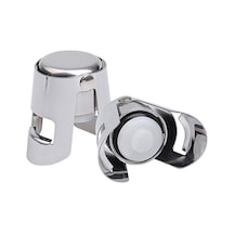 Eces Şampanya Tıpası, Paslanmaz Çelik Vakumlu Mühürlü Şarap Şişesi Gazlı Şişe Kapatma Sızdırmazlık Maddesi Gümüş Diğer