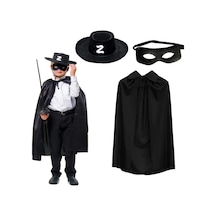 Mey İthalat Pelerini Şapkası Ve Maske Seti Çocuk Boy