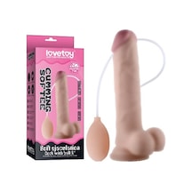 Truva Shop Lovetoy Cumming Softee Su Fışkırtmalı Testisli Vantuzlu Realistik Penis