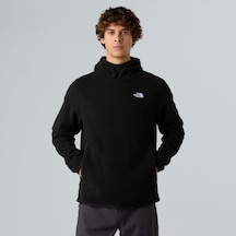 The North Face M Glacıer Fleece Pullover Hoodıe Erkek Sweatshirt Nf0a8d0sjk31 Siyah