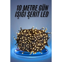 Mey İthalat Led Işık Ağaç Süsleme Ampüllü Dekoratif Aydınlatma 10 Metre Gün Işığı Çok Renkli