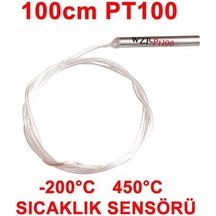Çin Wzp-pt100 ,m4-31mm 2-kablo/100cm Pt100 Bayonet Isı Sensör