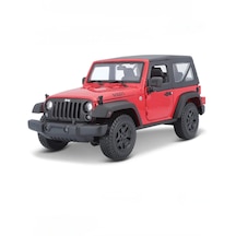 Maisto 1:18 Ölçek 2014 Jeep Wrangler Kırmızı Model Araba