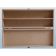 1448bng90249hobi Adn Dekoratif Şiş Kutusu Ahşap Mdf Ham Cnc Kesim Klipsli Model El Yapım
