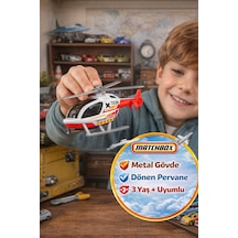 Metal Gövdeli Matchbox Sky Busters Mbx Eheli Metal Oyuncak Helikopter Lisanslı Model Uçağı