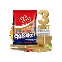 Afia Gülşeker Karışık Meyve Aromalı Şeker 3x175 Gr