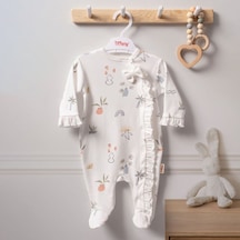 Tiffany Baby & Kids Tiffany Baby Sunny Garden Patikli Bebek Tulumu 2410040 Ekru