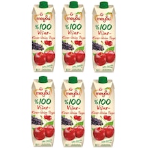 Meysu %100 Vişne Kiraz Üzüm Suyu 1 Lt X 6 Adet
