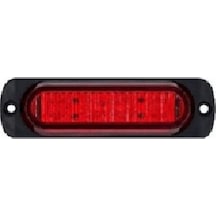 Animasyonlu Lamba Mercekli Cam 4 Led'li Kırmızı - Fr1271-r