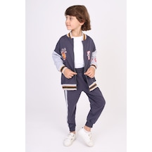 Toontoy Kids Toontoy Erkek Çocuk Baskılı Eşofman Takım Füme