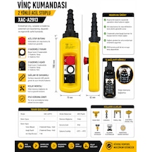 3'lü Vinç Kumandası