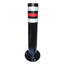 Kaldırım Bariyeri Demir Duba Sabit Park Dubası Metal Park Bariyeri 45 Cm Sarı
