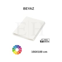 Beyaz Renk Metrelik Ince Keçe Kumaş Keçe 1 Mm Aktivite Keçesi Renkli Keçe 1 Metre 100 Cm X 100 Cm