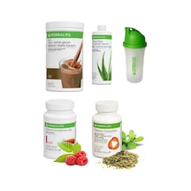 Set Çikolata Shake- Aloe Suyu- 50 Gr Ahududu Çay- Thermo Ve Shaker