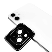 iPhone 14 Uyumlu Plus Zore CL-09 Kamera Lens Koruyucu-Siyah Siyah