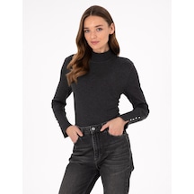 Pierre Cardin Kadın Antrasit Kazak /triko 50290578-vr006 Antrasit