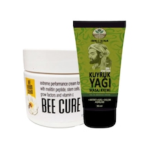 İbn-i Sina 3 Adet Kuyruk Yağı Kremi - Sırt Bel Kas Iskelet Harici Uygulama Agrıkremı 50ml Krem + 1 Tane Beecure Paincream