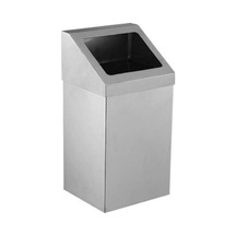 Palex 3834-336 Metal Açık Çatı Kapaklı Çöp Kovası 36 Litre
