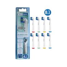 3d Maxcare - 3 Boyutlu Temiizlik Oral B Şarjlı Diş Fırçası Yedek Başlığı - 8 Adet Yedek Başlık