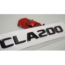 CLA 200 Bagaj Parlak Siyah ABS 3M 3D Yazı Logo