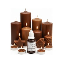 Sıvı Mum Boyası - Kahverengi - 30 Ml Kahverengi