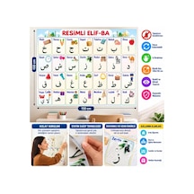 Ers 70x100 Cm Statik Kağıt Elif-ba Öğrenme Tahtası Diğer